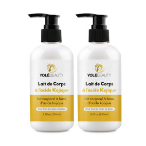 Pack lait corps l’acide kojique