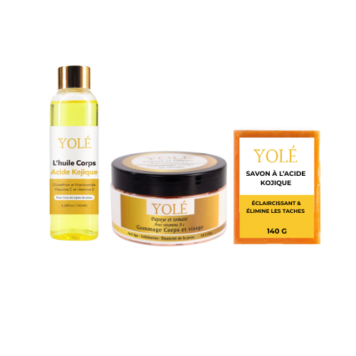 Combo anti-tache jambe noir à l’acide kojique