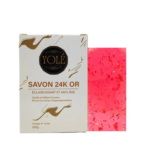 Savon 24K OR éclaircissant & anti âge visage et corps