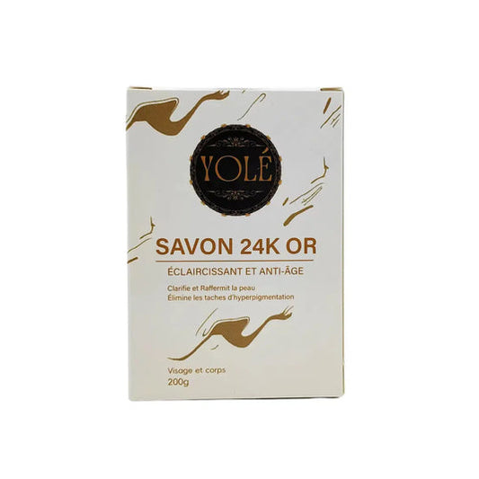Savon 24K OR éclaircissant & anti âge visage et corps